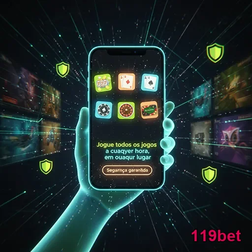 Pessoa acessando cassino móvel com facilidade e rapidez